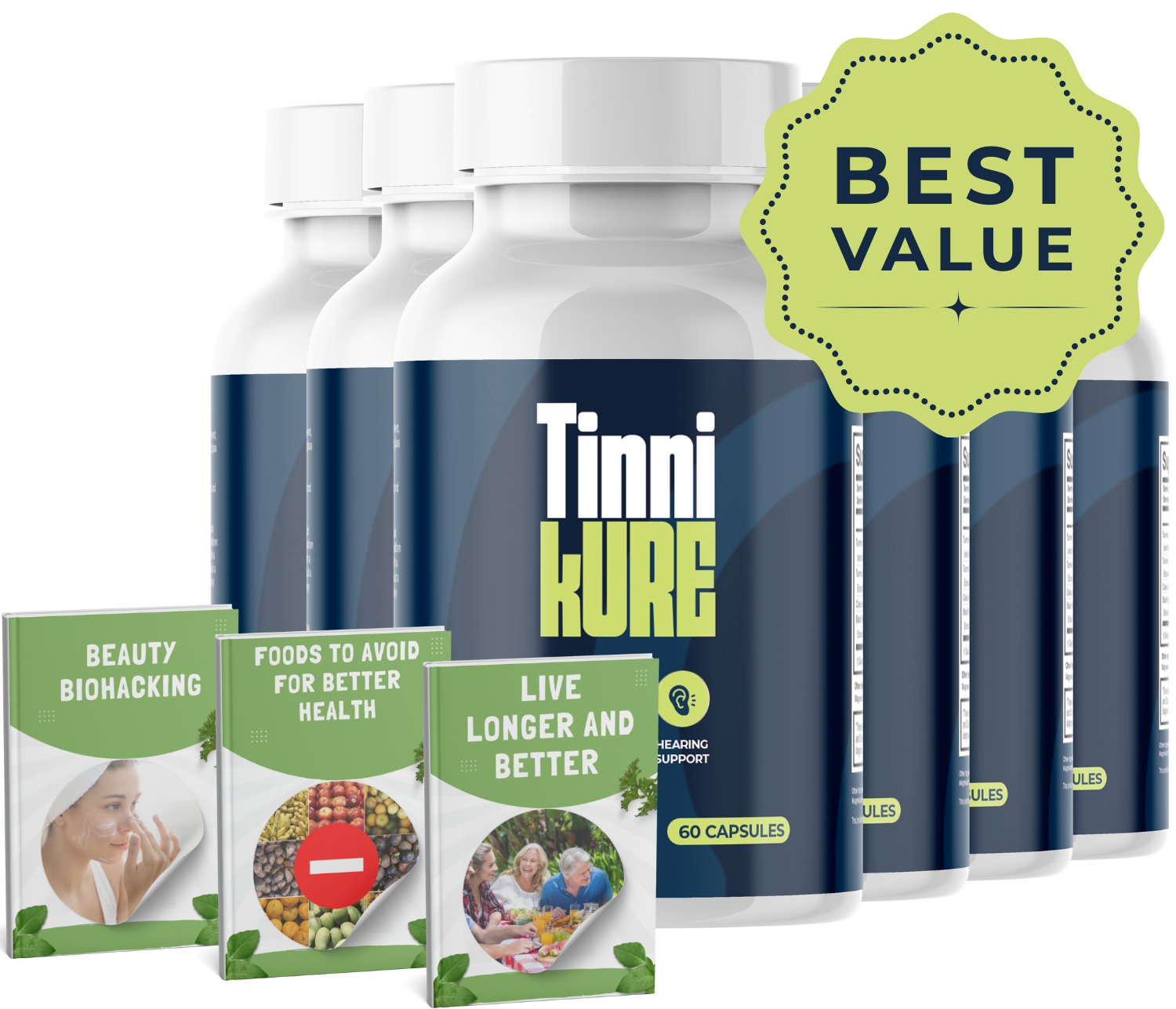 6 Bottles plus 3 free ebooks